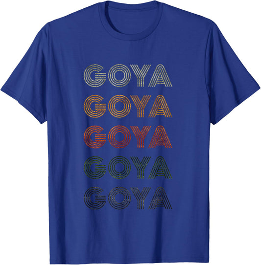 Love Heart Goya Grunge Vintage Style Black Goya T-Shirt - T-Shirt | Royal