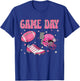 Pink Football Game Day Jersey - Sporty Fan Apparel T-Shirt - T-Shirt | Royal