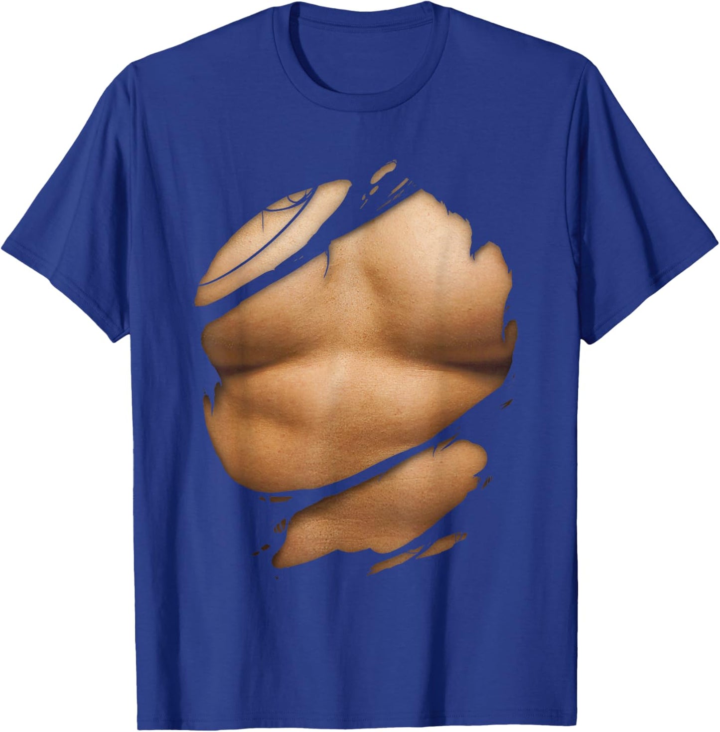 Ripped Muscle Graphic T-Shirt - T-Shirt | Royal