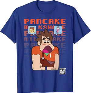 Disney Wreck-It Ralph Pancake Milkshake Stack T-Shirt - T-Shirt | Royal