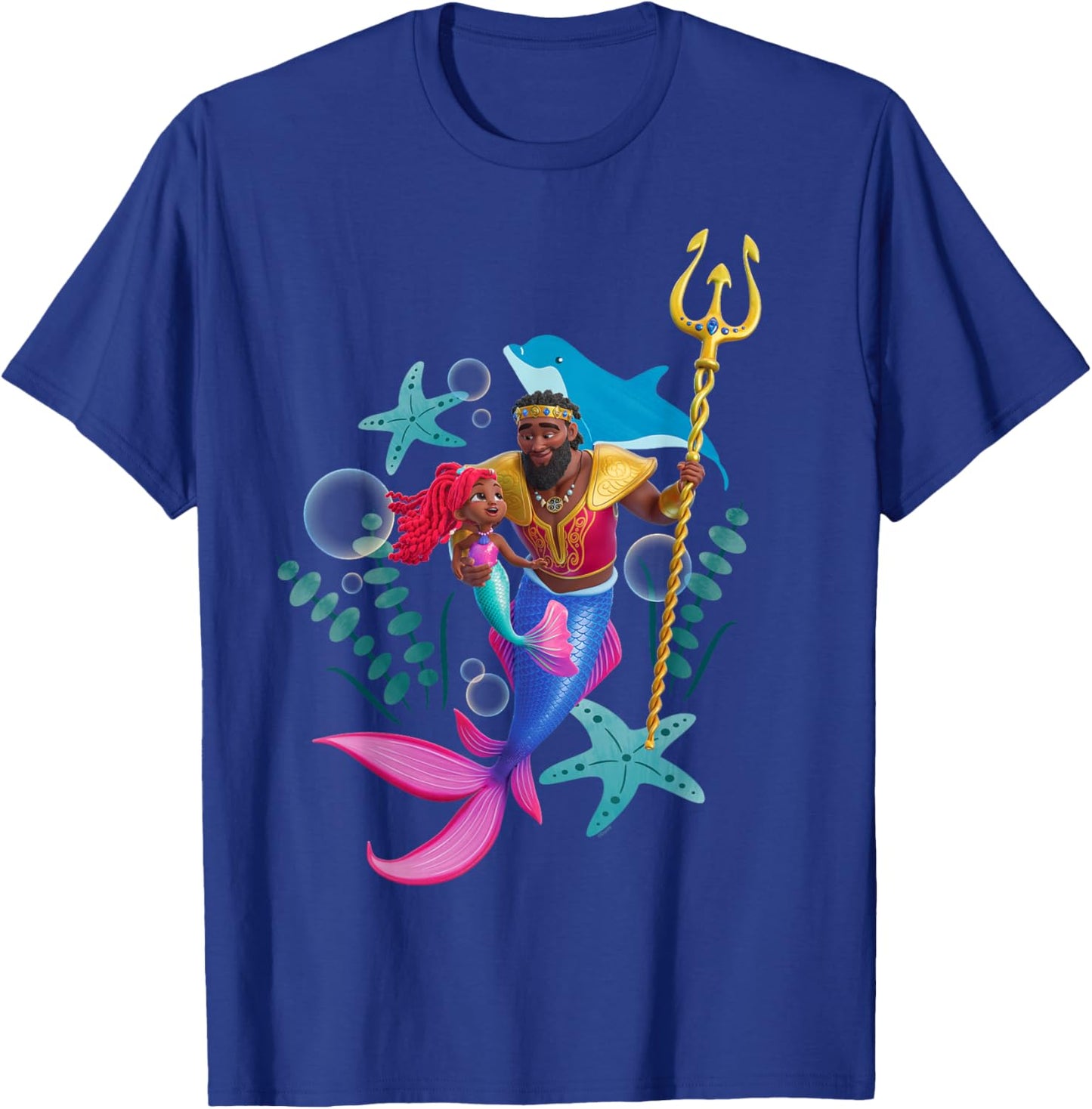 Disney Junior's Ariel & King Triton Father and Daughter T-Shirt - T-Shirt | Royal