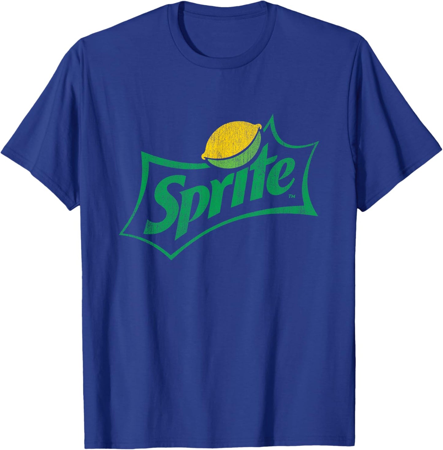 Sprite Distressed Logo T-Shirt - T-Shirt | Royal