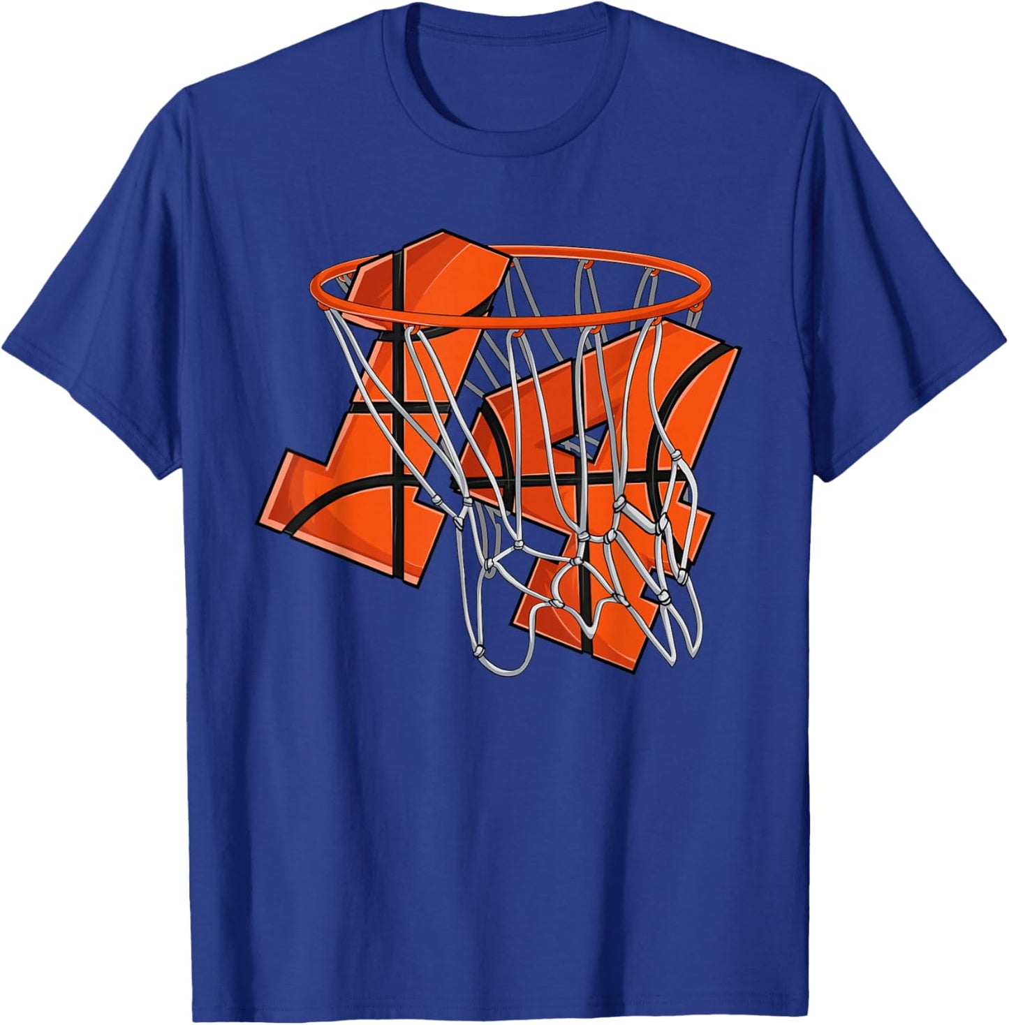 14th Birthday Basketball Shirt Kids, Boys 14 Year Old T-Shirt - T-Shirt | Royal