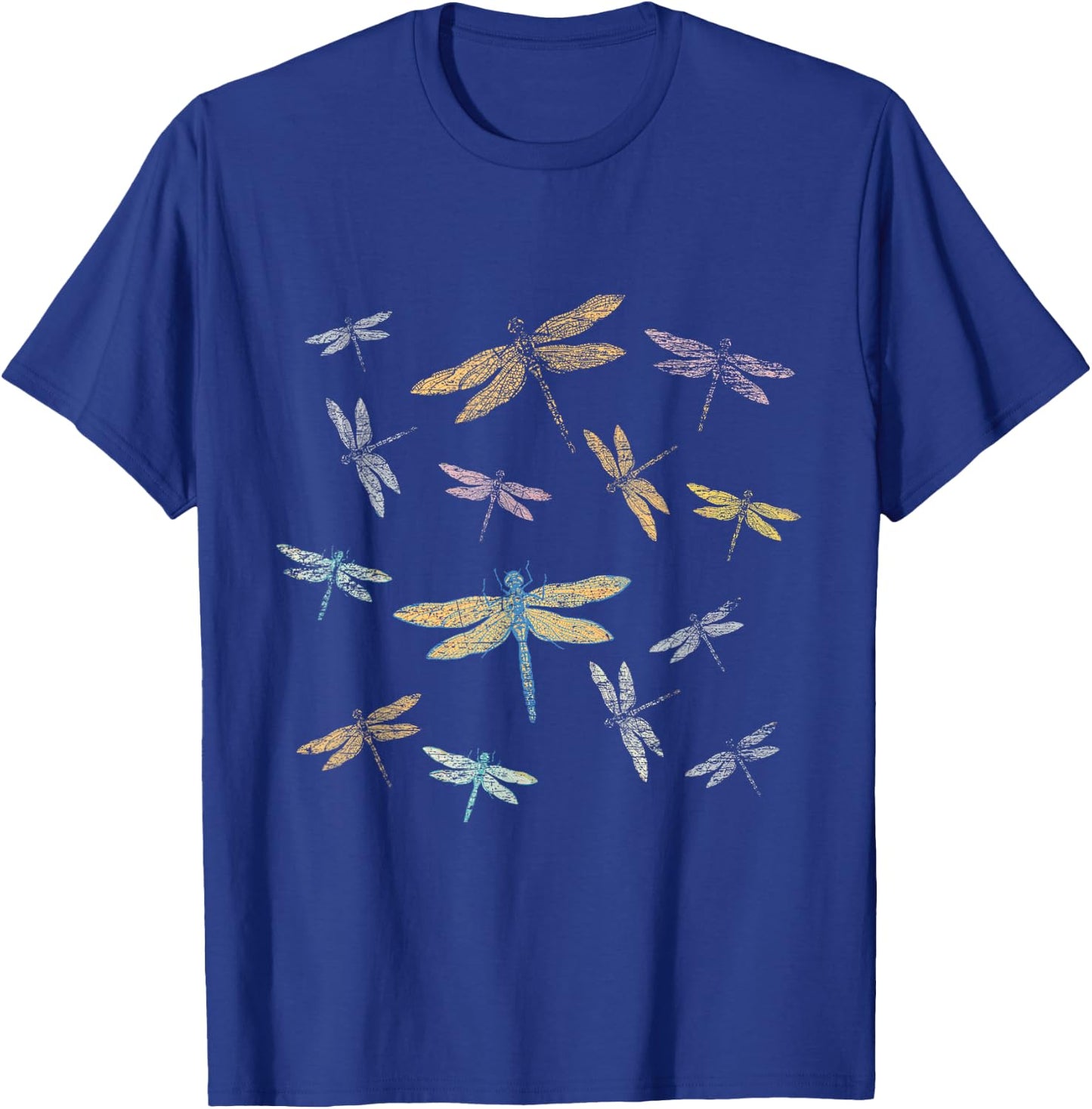 Retro Dragonfly T-Shirt - T-Shirt | Royal