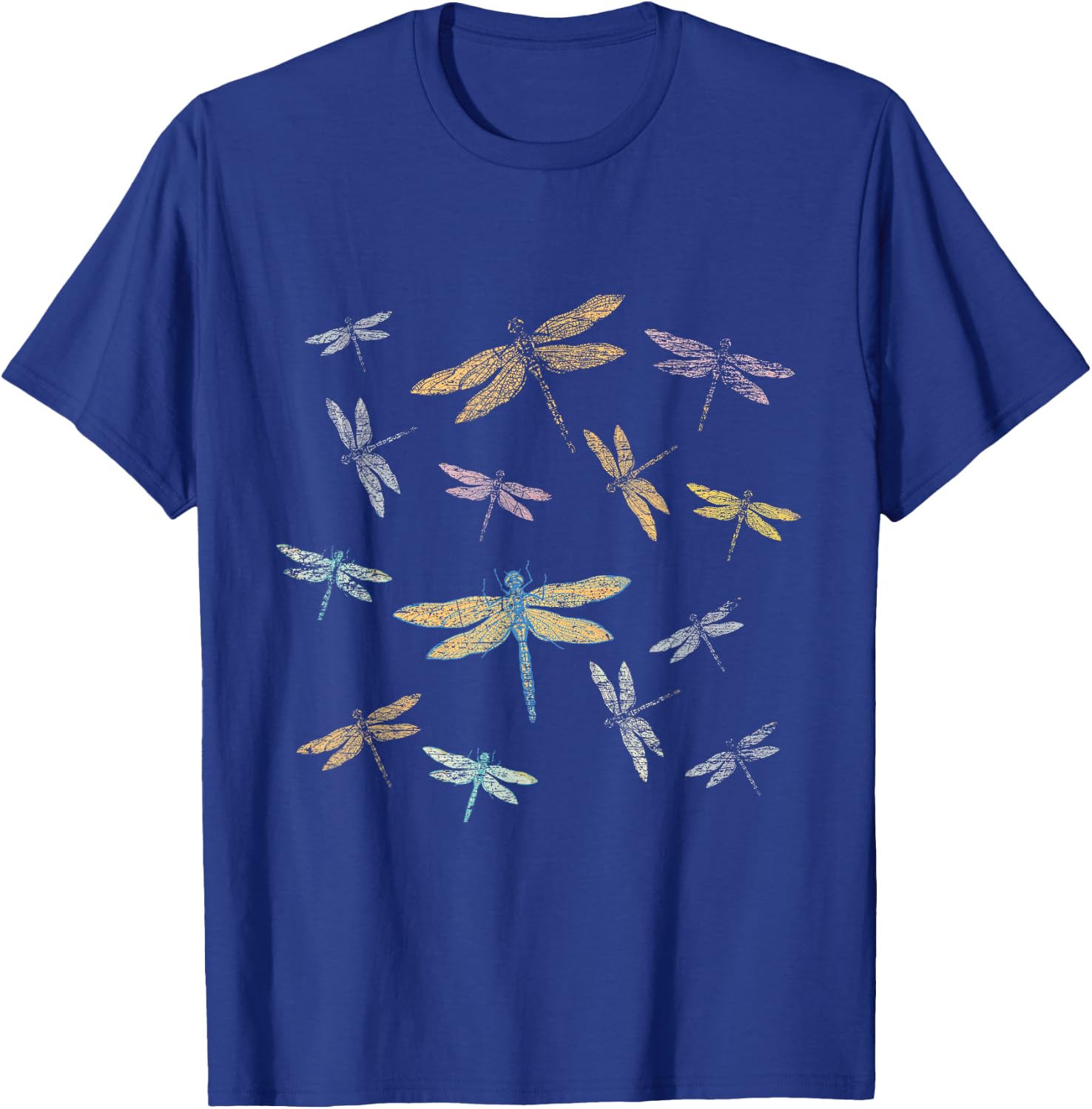 Retro Dragonfly T-Shirt - T-Shirt | Royal