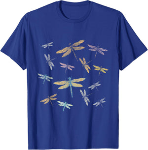 Retro Dragonfly T-Shirt - T-Shirt | Royal