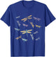 Retro Dragonfly T-Shirt - T-Shirt | Royal