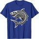 Shark Skeleton Halloween T-Shirt - T-Shirt | Royal