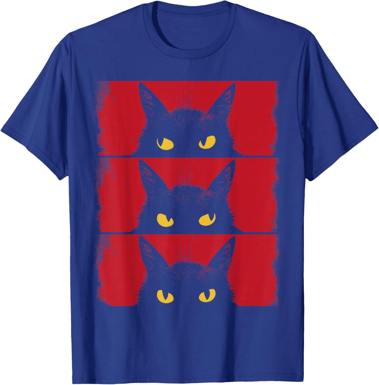 Cat Lover, Grumpy Black Kitten, Cat Mom, Cat Dad T-Shirt - T-Shirt | Royal