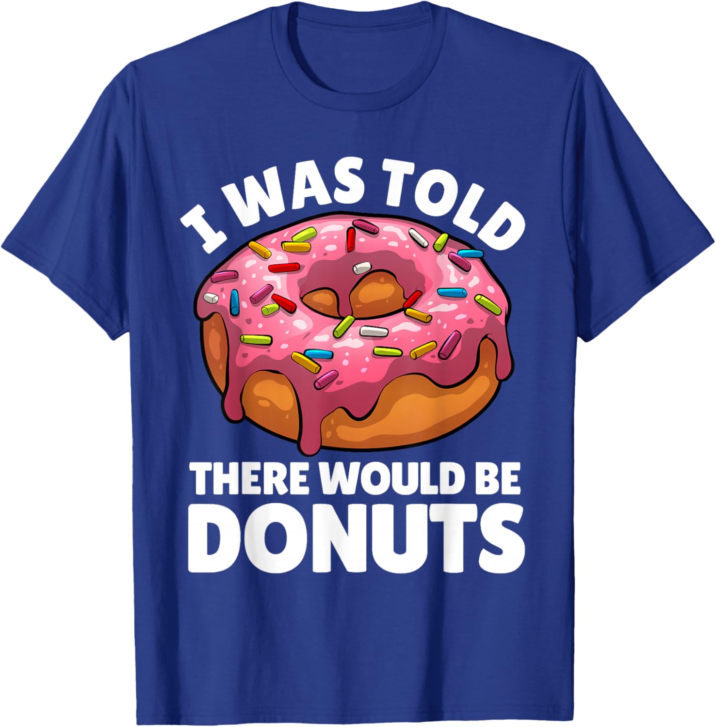 Donut Art Women Kids Doughnut Novelty Lover Donut T-Shirt - T-Shirt | Royal