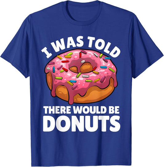 Donut Art Women Kids Doughnut Novelty Lover Donut T-Shirt - T-Shirt | Royal