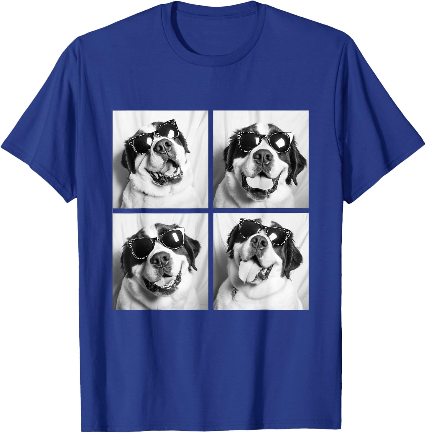 Funny St Bernard with Sunglasses Meme Dogs for Pet Owners T-Shirt - T-Shirt | Royal