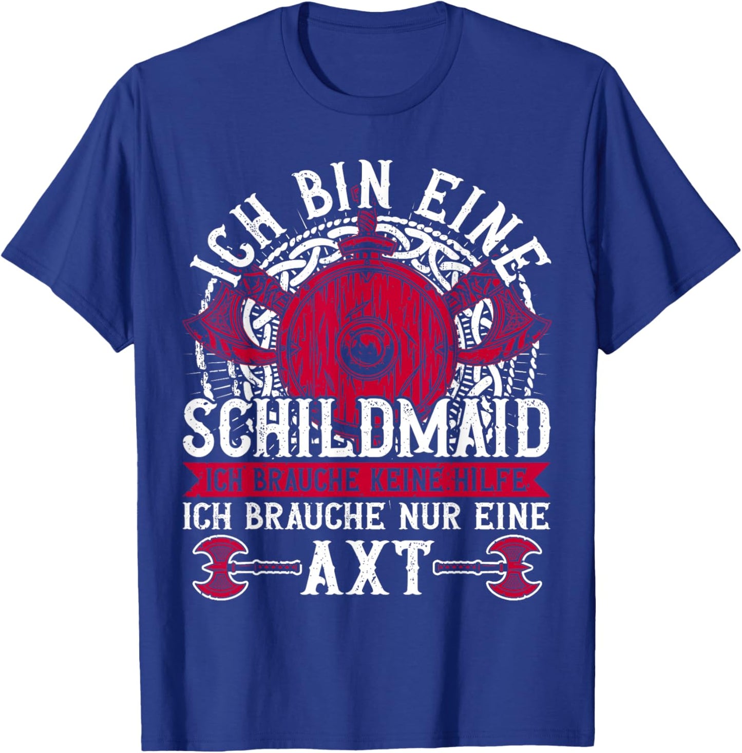 Wikinger Schildmaid Kostüm Damen, Kriegerin Wikinger Frauen T-Shirt - T-Shirt | Royal