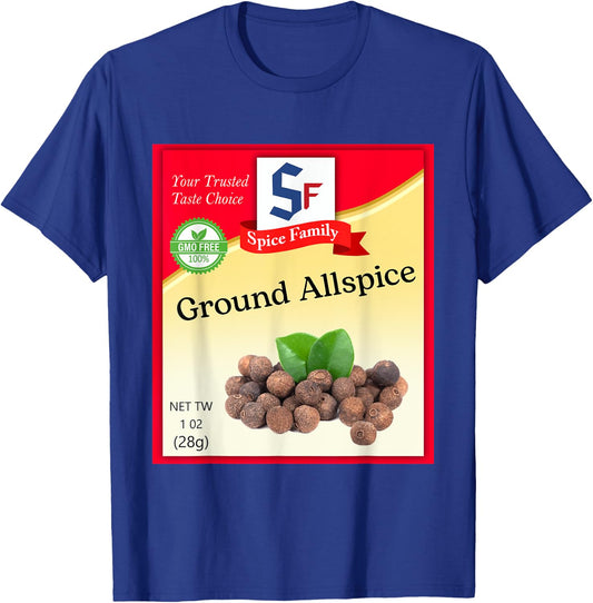 Ground Allspice Condiment Costume Holiday Spice Costumes T-Shirt - T-Shirt | Royal