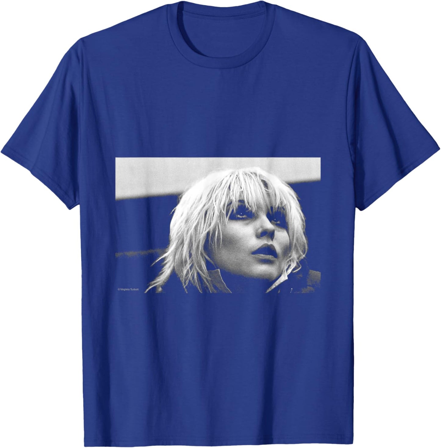 Debbie Harry Blondie Singer by Virginia Turbett T-Shirt - T-Shirt | Royal