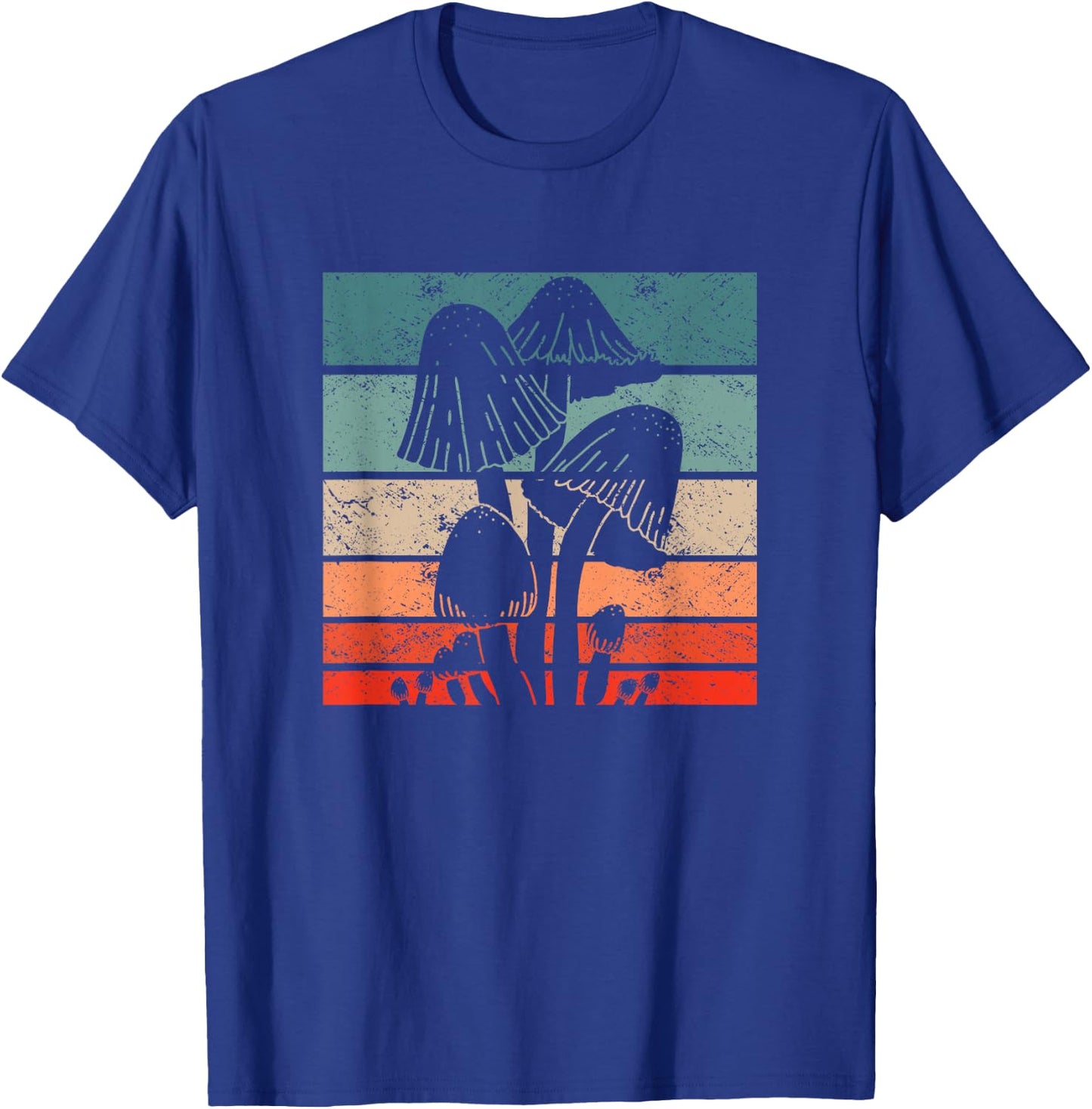Retro Mushroom Collector Schwammerl - Vintage Mushroom Finder T-Shirt - T-Shirt | Royal