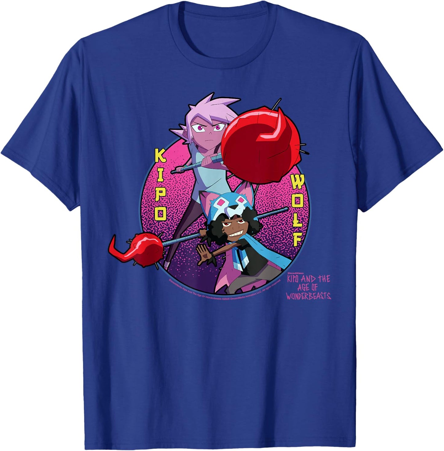 Kipo And The Age Of Wonderbeasts Kipo & Wolf T-Shirt - T-Shirt | Royal