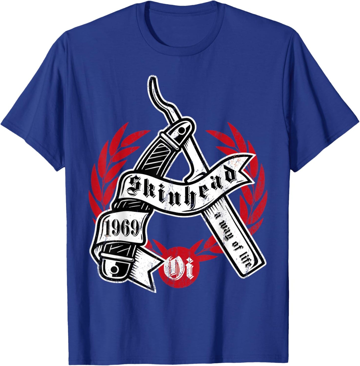 Oi Skinhead /Skinhead T-Shirt - T-Shirt | Royal