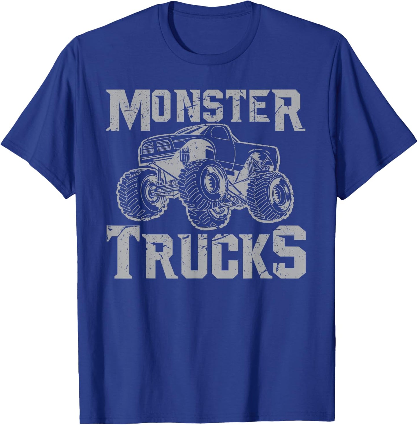 Monster Truck Shirt | Retro Vintage Off Road T-Shirt - T-Shirt | Royal