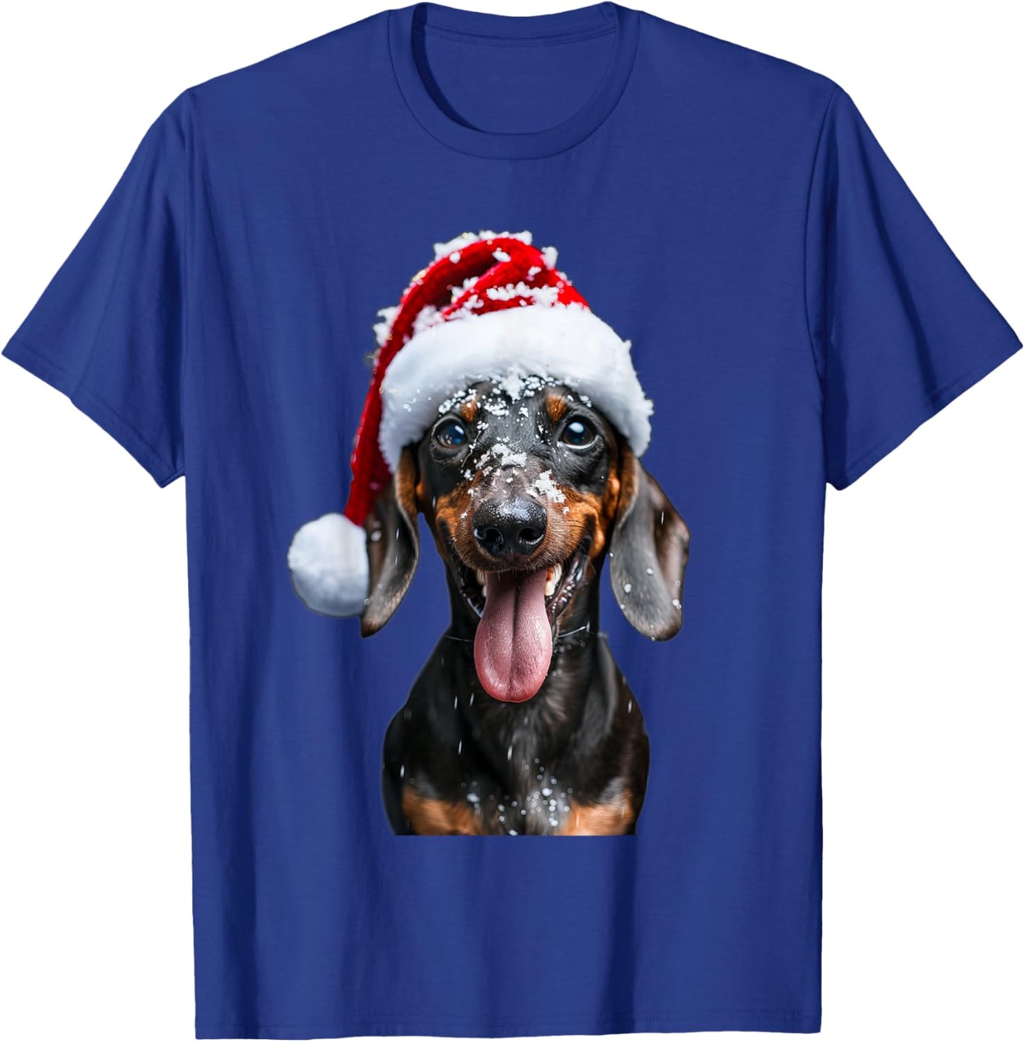 Dachshund Christmas T-Shirt - T-Shirt | Royal