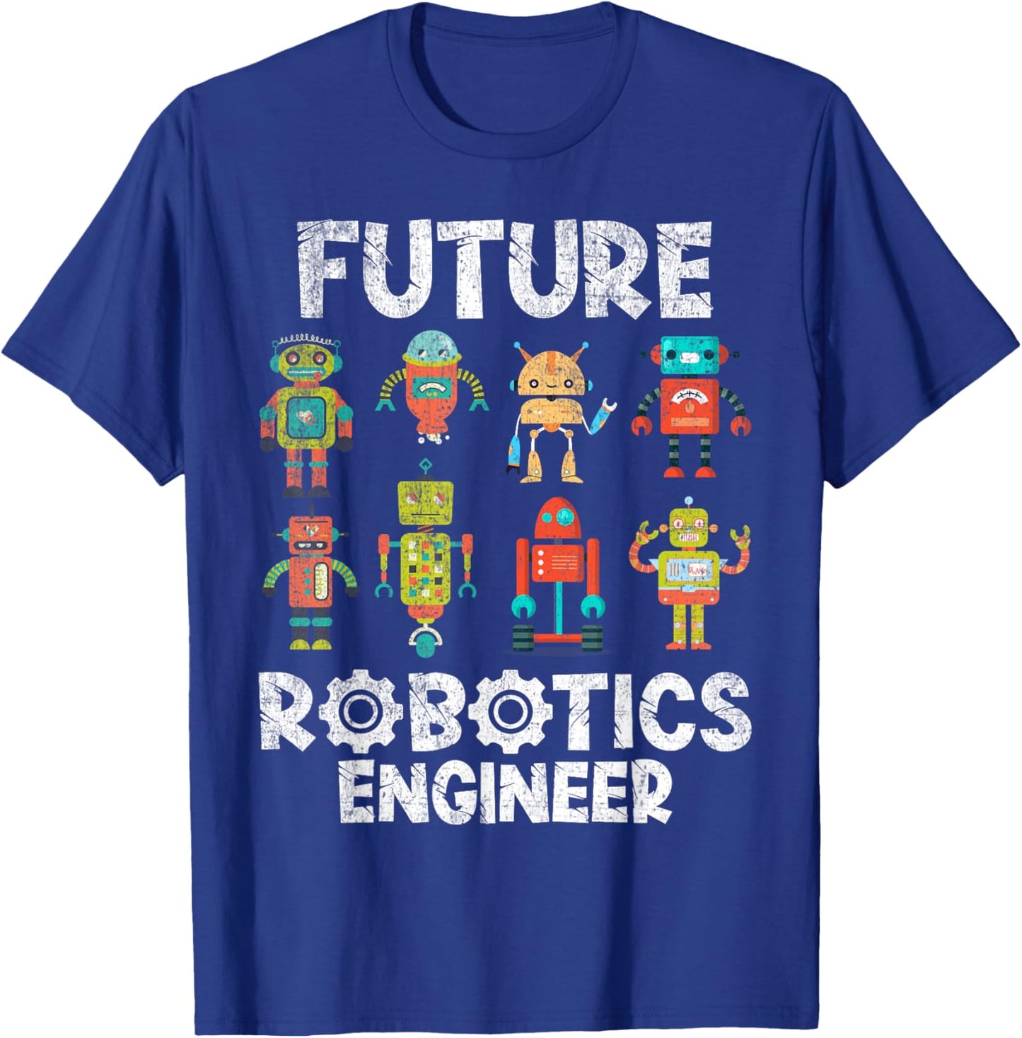 Future Engineer Robotics Robot Costume For Adults & Kids Boy T-Shirt - T-Shirt | Royal