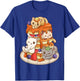 Cat Pancake Stack Kawaii Anime Cat Funny T-Shirt - T-Shirt | Royal