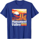 Monument Valley Vintage Sunset 80s Retro Distressed T-Shirt - T-Shirt | Royal
