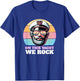 Yacht Rock Captain 80s Party | On This Yacht We Rock Funny T-Shirt - T-Shirt | Royal