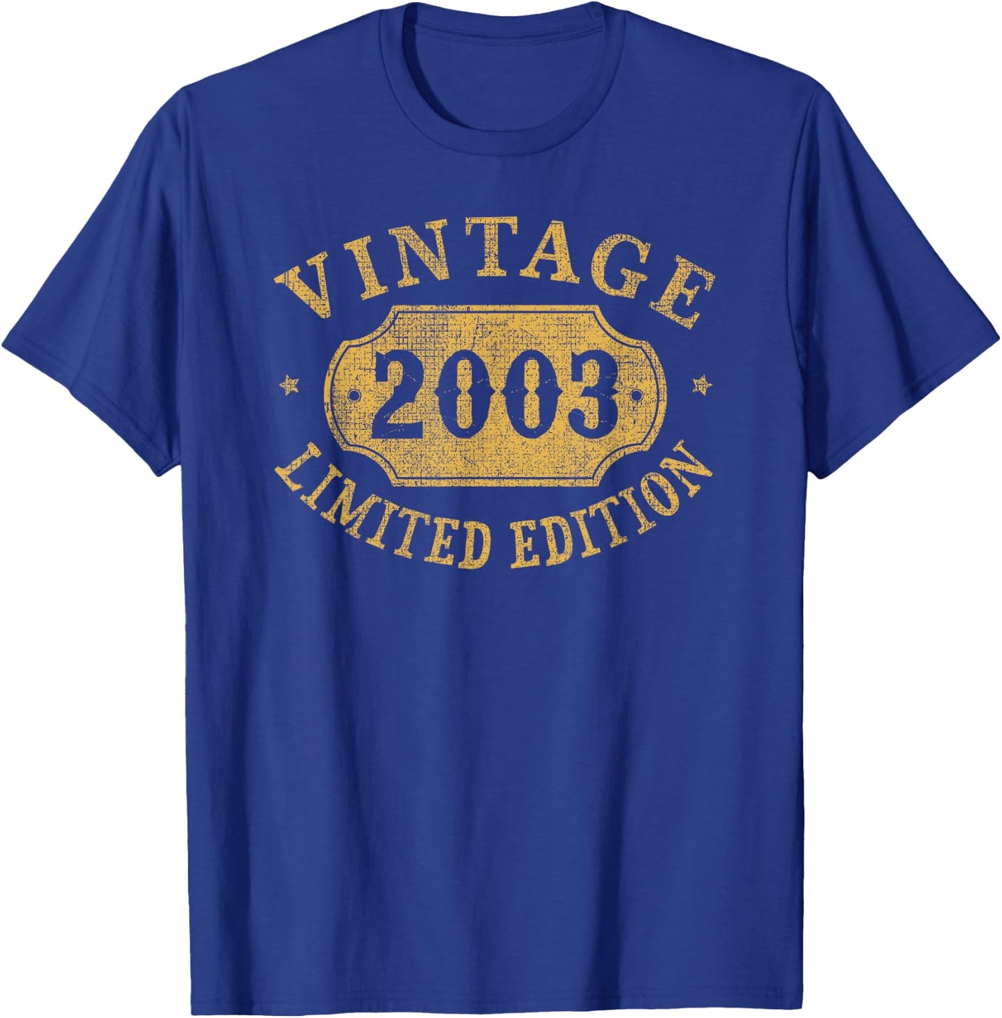 22nd Birthday Women 22 Year Old Men Funny 2003 22 Year Old T-Shirt - T-Shirt | Royal