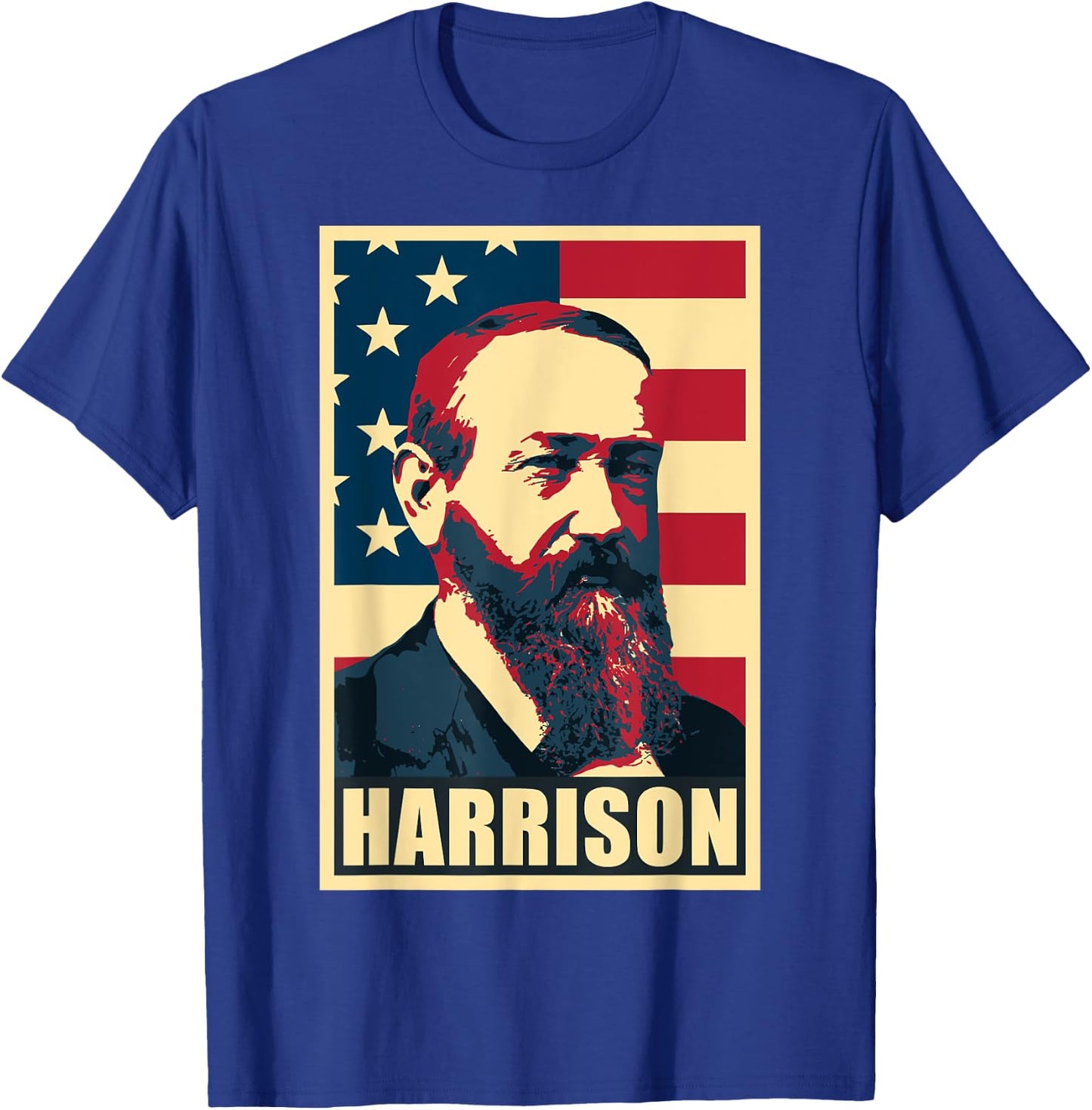 President Benjamin Harrison T-Shirt - T-Shirt | Royal