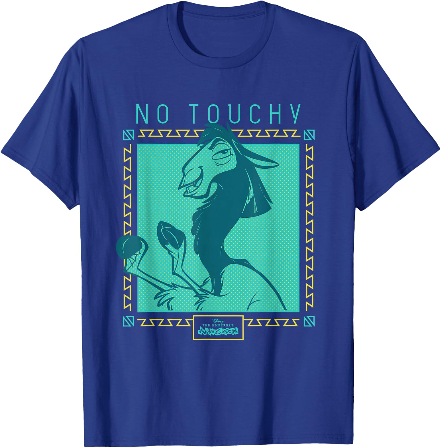 Disney The Emperor's New Groove Llama No Touchy Small T-Shirt - T-Shirt | Royal