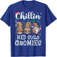 Chillin With My Med Surg Gnomies Christmas Nursing T-Shirt - T-Shirt | Royal