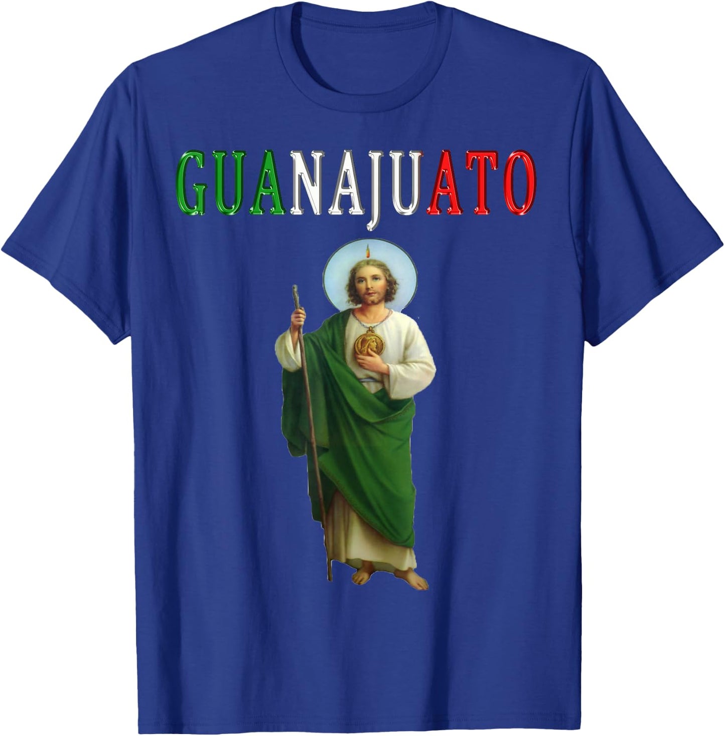 San Judas Tadeo Guanajuato Designs camisa mexican mexico T-Shirt - T-Shirt | Royal