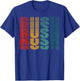 Rush Surname Vintage Retro Men Women Kids Birthday Party T-Shirt - T-Shirt | Royal