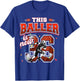 This Football Baller Is Now 36 Years Old Happy My Birthday T-Shirt - T-Shirt | Royal