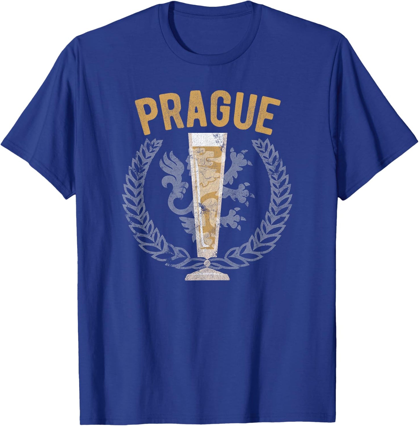 Prague Czech Republic Beer Lovers Pilsner Beer Drinkers Gift T-Shirt - T-Shirt | Royal