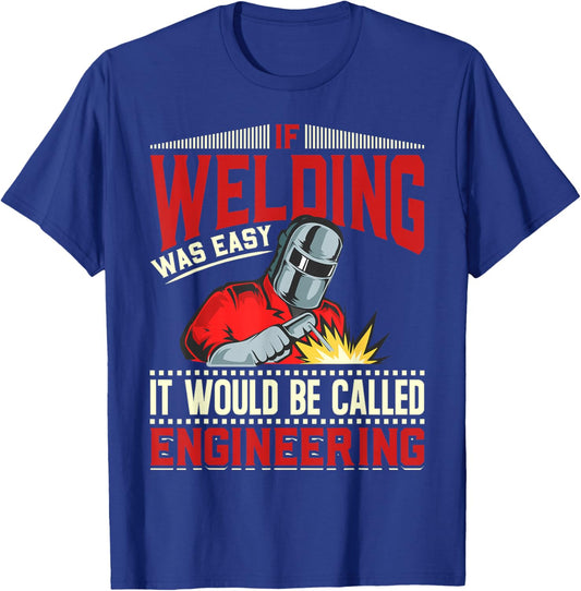 Funny Blacksmith Welder T-Shirt - T-Shirt | Royal