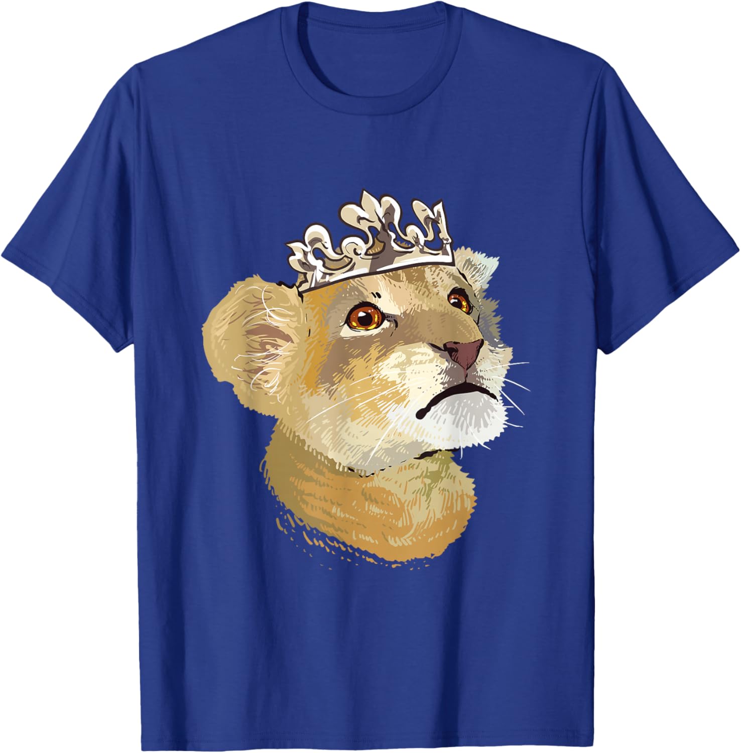 Lion Princess Crown Big Cat Lioness Family T-Shirt - T-Shirt | Royal