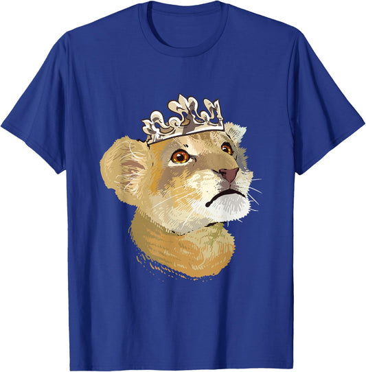 Lion Princess Crown Big Cat Lioness Family T-Shirt - T-Shirt | Royal