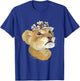 Lion Princess Crown Big Cat Lioness Family T-Shirt - T-Shirt | Royal