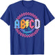 ABCD The Teacher Tour Rockin' Happy Last Day Of School Retro T-Shirt - T-Shirt | Royal