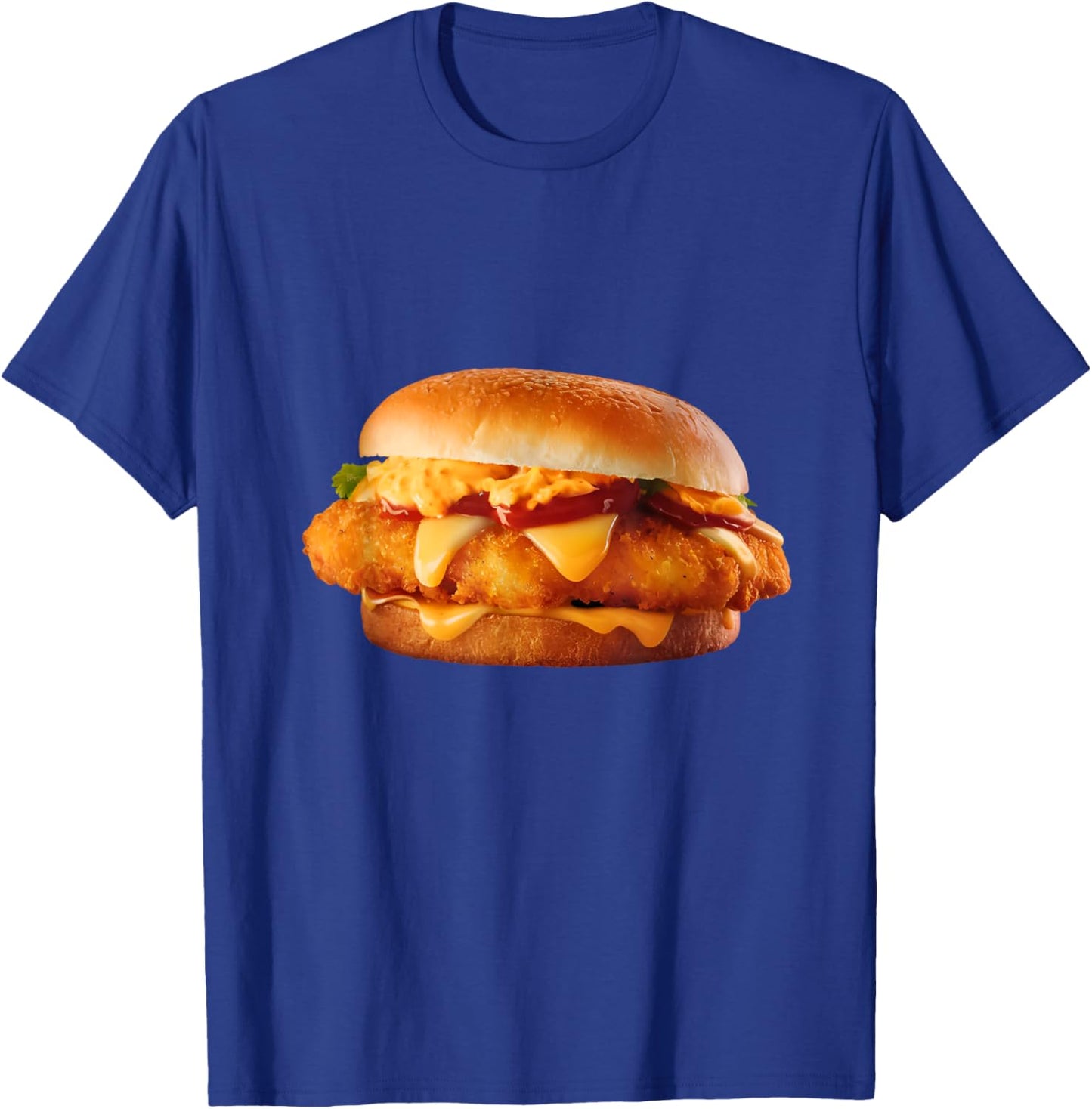 Id Rather Be Eating a Fish Sandwiches Funny Food Lover Gifts T-Shirt - T-Shirt | Royal