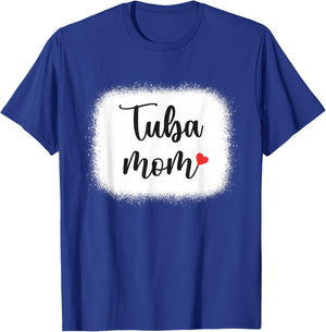 Tuba Mom Funny Tuba Player Gift Brass Music Marching Band T-Shirt - T-Shirt | Royal
