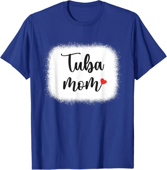 Tuba Mom Funny Tuba Player Gift Brass Music Marching Band T-Shirt - T-Shirt | Royal