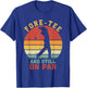 Fore- Still On Par 40th Birthday Golf Player Golfer Retro T-Shirt - T-Shirt | Royal