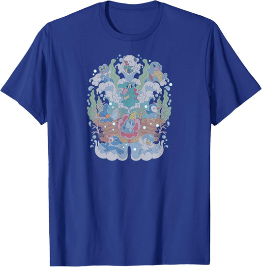 Pokémon - Water Type Starters T-Shirt - T-Shirt | Royal