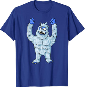 Abominable Snow Monster Christmas Abominable Snowman T-Shirt - T-Shirt | Royal