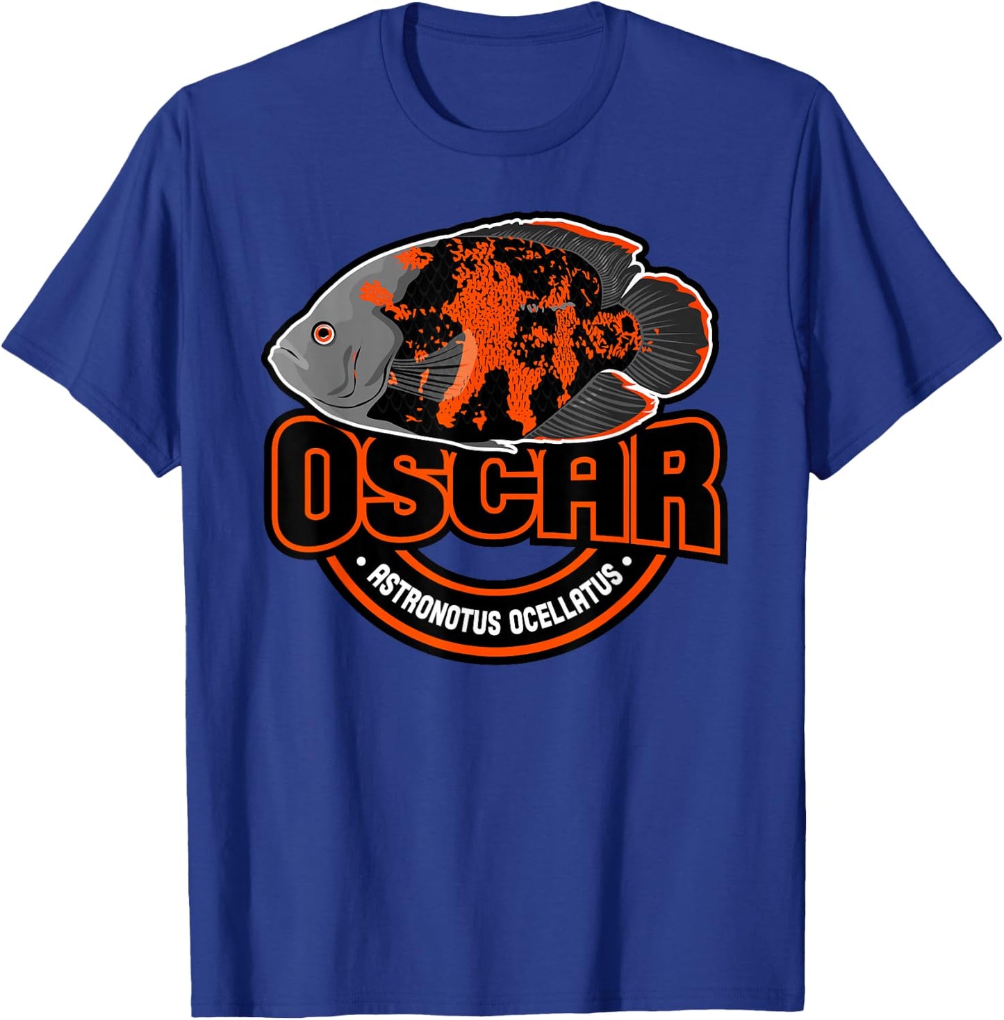 Oscar Cichlid Aquarium Fish Astronotus Cichlid T-Shirt - T-Shirt | Royal