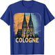 Cologne Cathedral Vintage Silhouette Köln German Skyline T-Shirt - T-Shirt | Royal