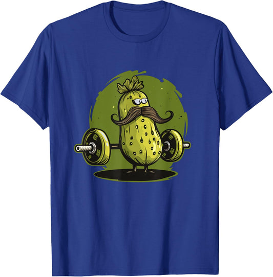 Cool weightlifting pickle costume for pickles and gym lovers T-Shirt - T-Shirt | Royal